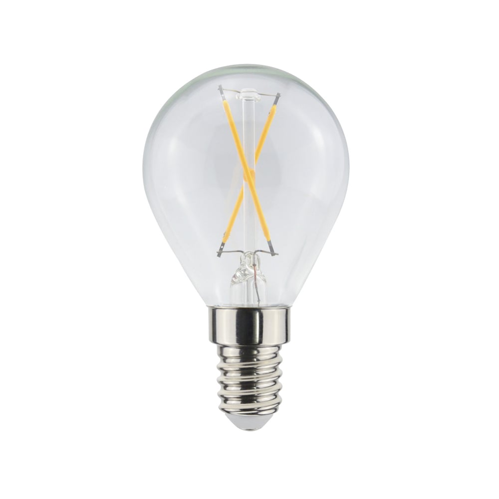 Airam Airam Filament LED-globepære lyskilde klar ikke dæmpbar 2-filament e14 1w