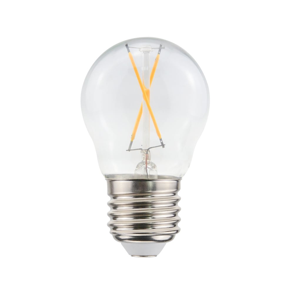 Airam Airam Filament LED-globepære lyskilde klar ikke dæmpbar 2-filament e27 1w