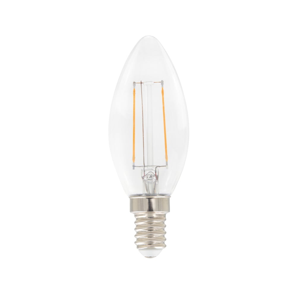 Airam Airam Filament LED- kronelys C35 lyskilde klar ikke dæmpbar e14 3w