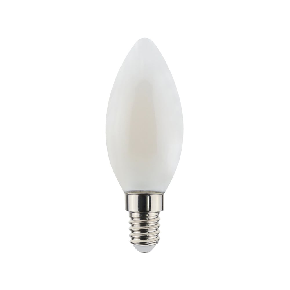 Airam Airam Filament LED-kronelys C37 lyskilde opal dæmpbar e14 5w
