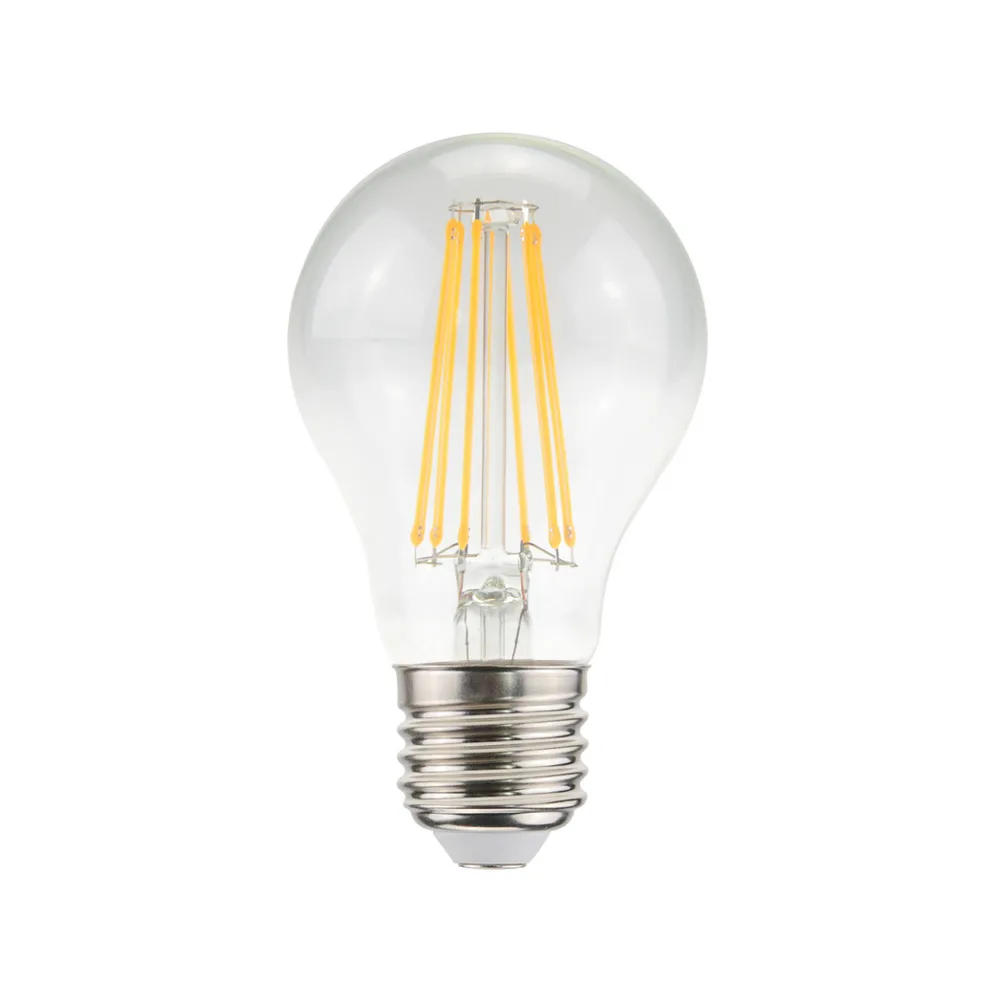 Airam Filament LED lyskilde E27, klar, dæmpbar, 2700K 806lm 7W Airam