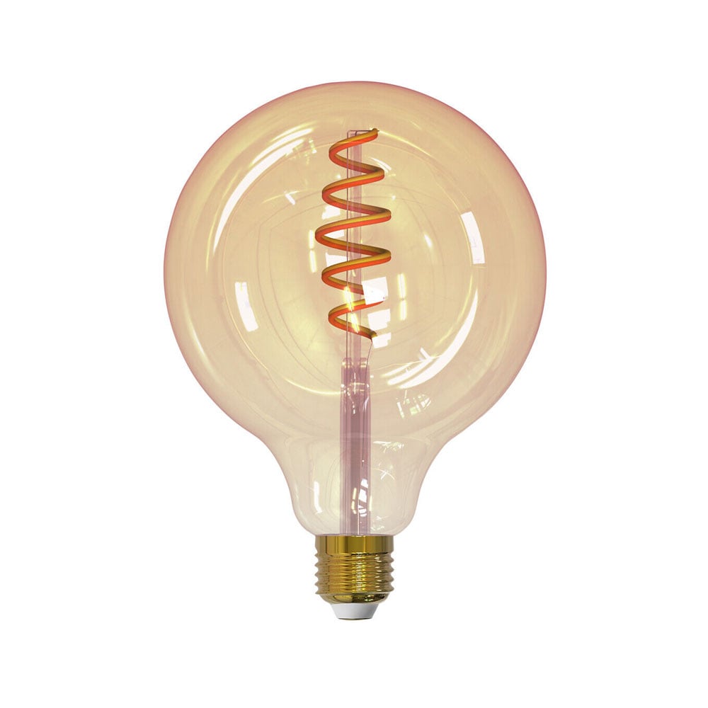 Airam Airam Smarta Hemp Filament LED-globe lyskilde amber 125mm spiral e27 6w
