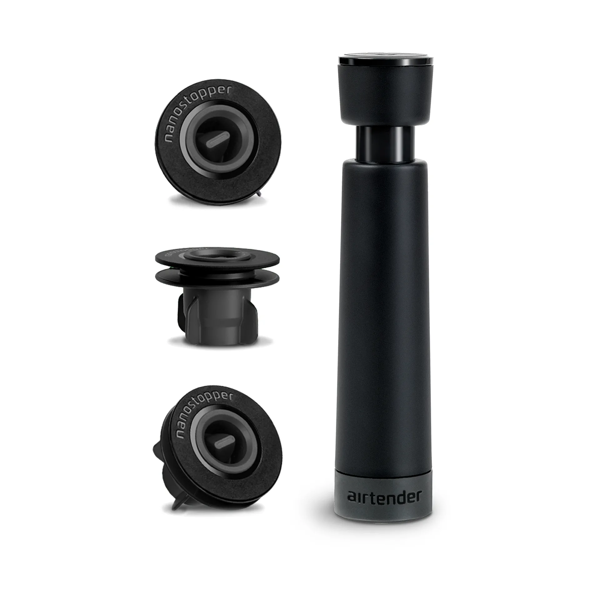 Airtender vakuumforsegler vin, 3 stk. stoppers Airtender