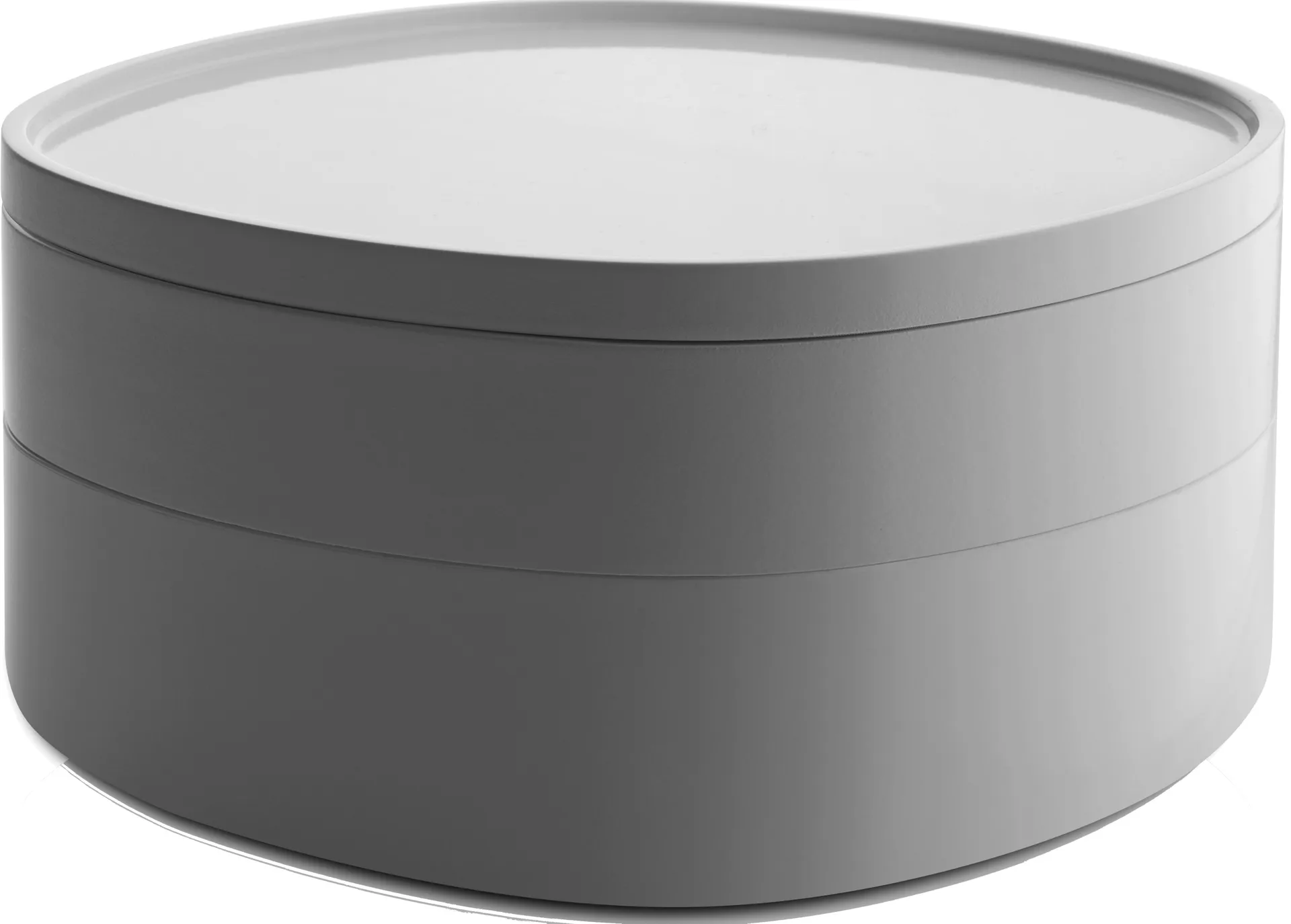 Birillo badeværelsesopbevaring med låg 18 cm, Hvid Alessi