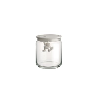 Gianni glasburk med låg 70 cl 10,5x12 cm, Hvid Alessi