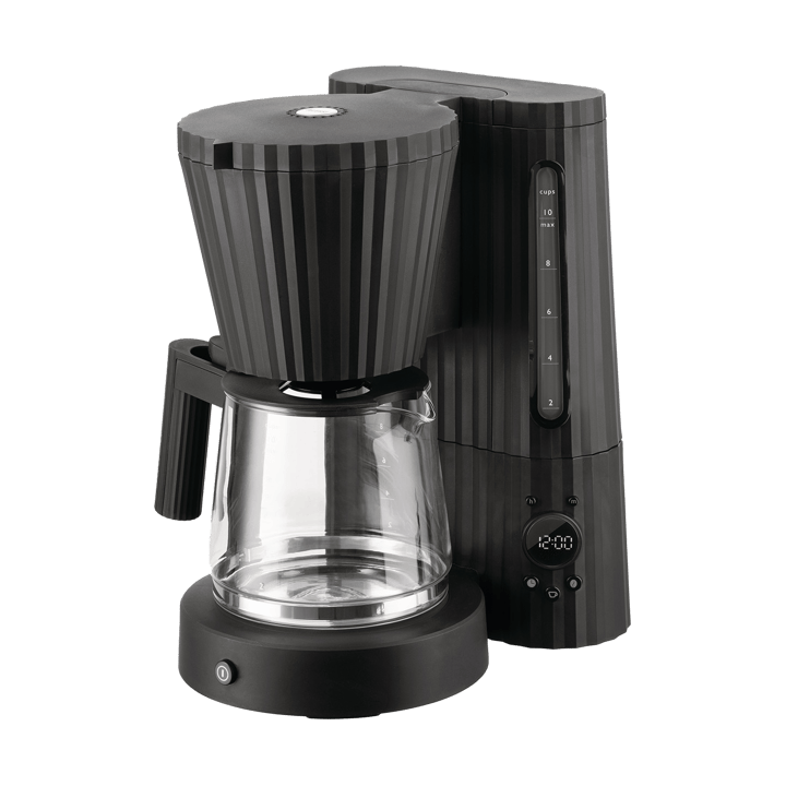 Plissé kaffemaskine - Sort - Alessi