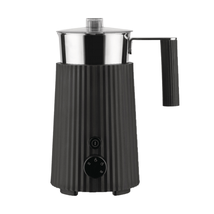 Plissé mælkeskummer 35 cl - Sort - Alessi