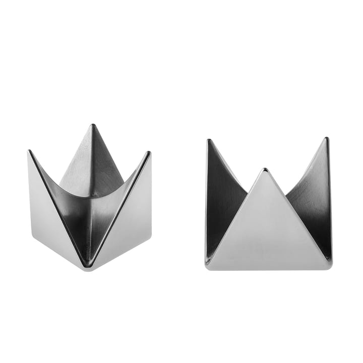 Roost æggebæger 2-pak, aluminium Alessi
