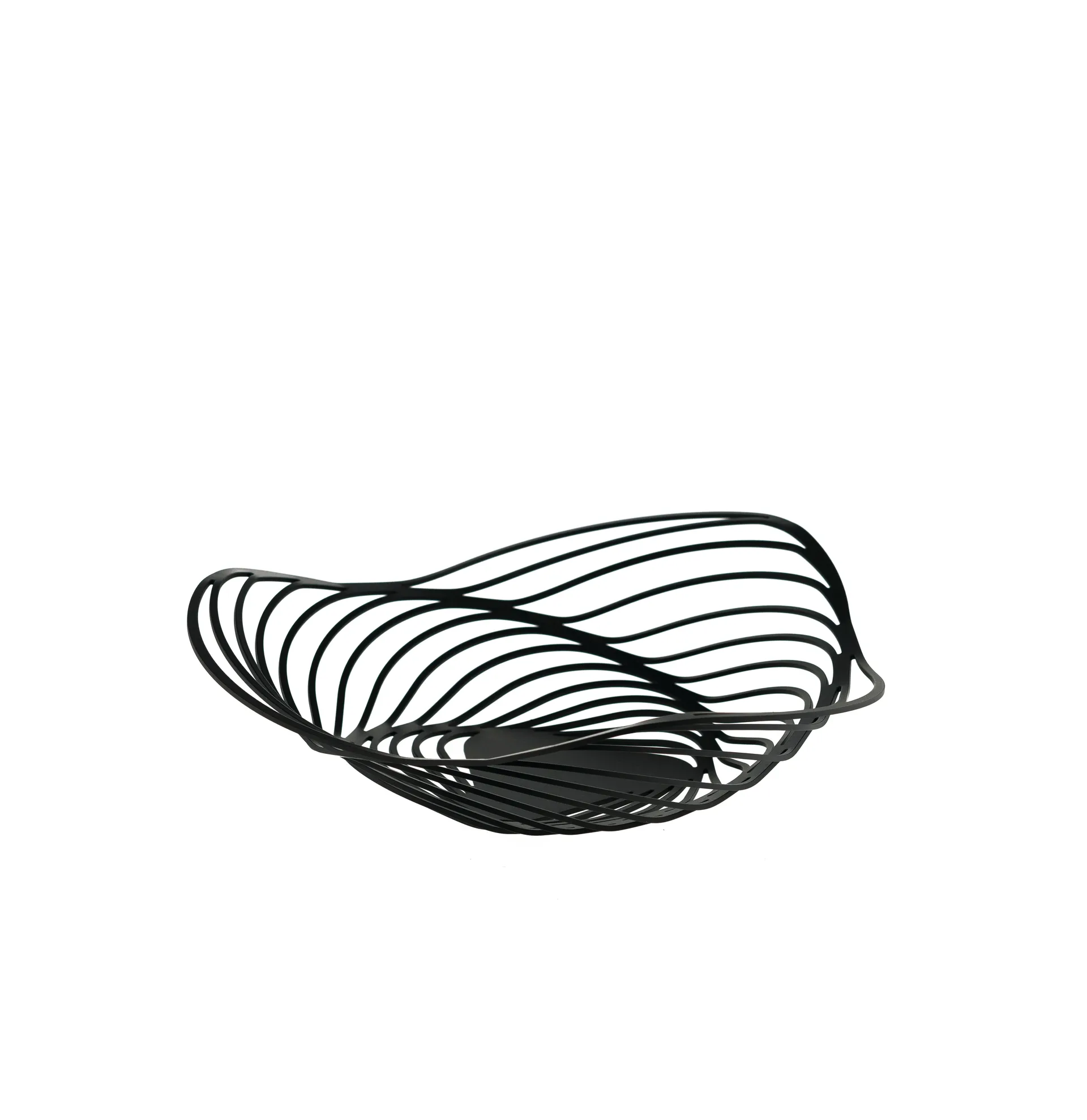 Trinity frugtkurv 33 cm, Sort Alessi
