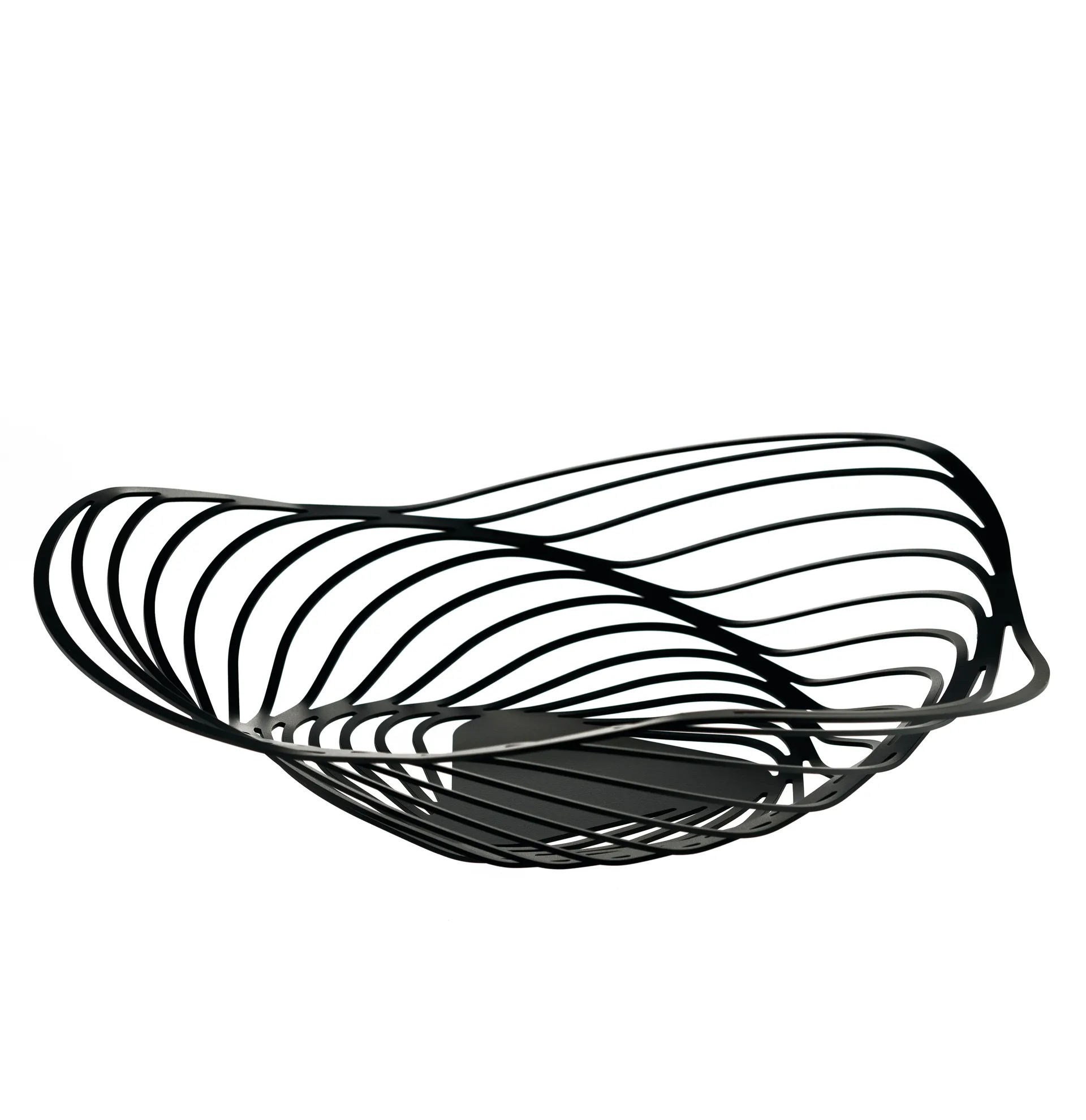 Trinity frugtkurv 43 cm, Sort Alessi