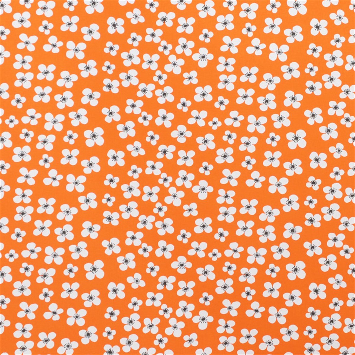 Almedahls Belle Amie tekstil orange orange-hvid