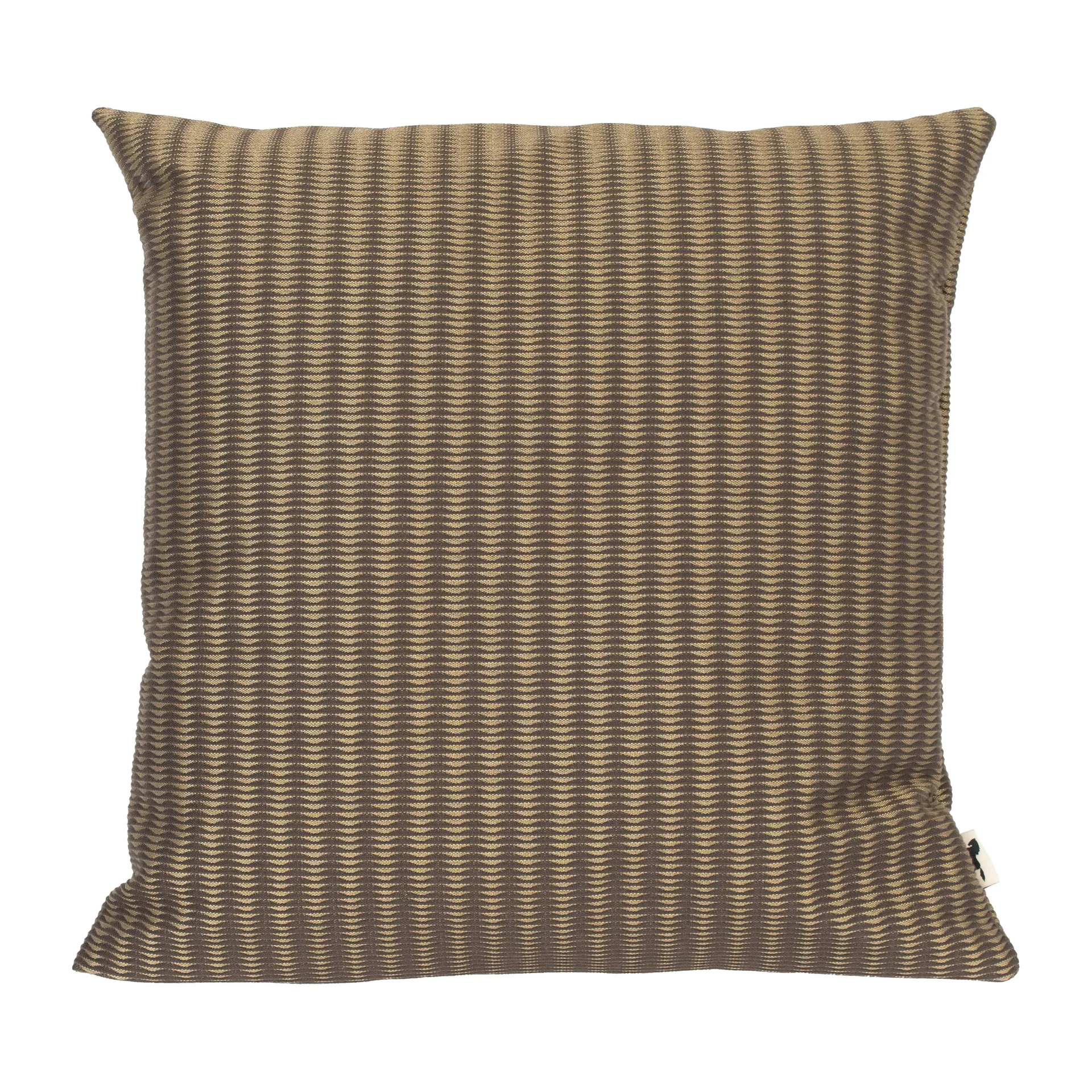 Fasett pudebetræk 50x50 cm, Brunbeige Almedahls