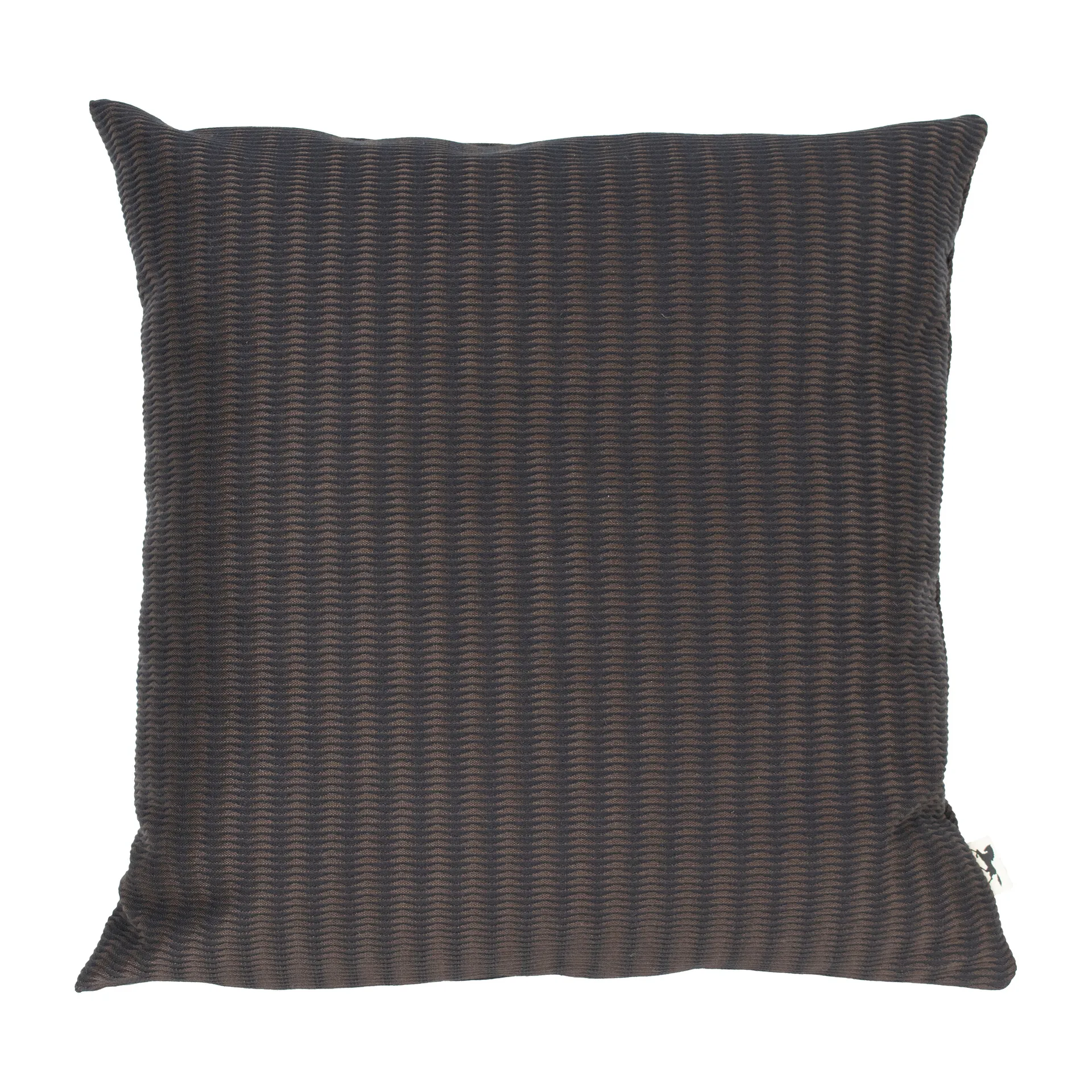 Fasett pudebetræk 50x50 cm, Sort Almedahls