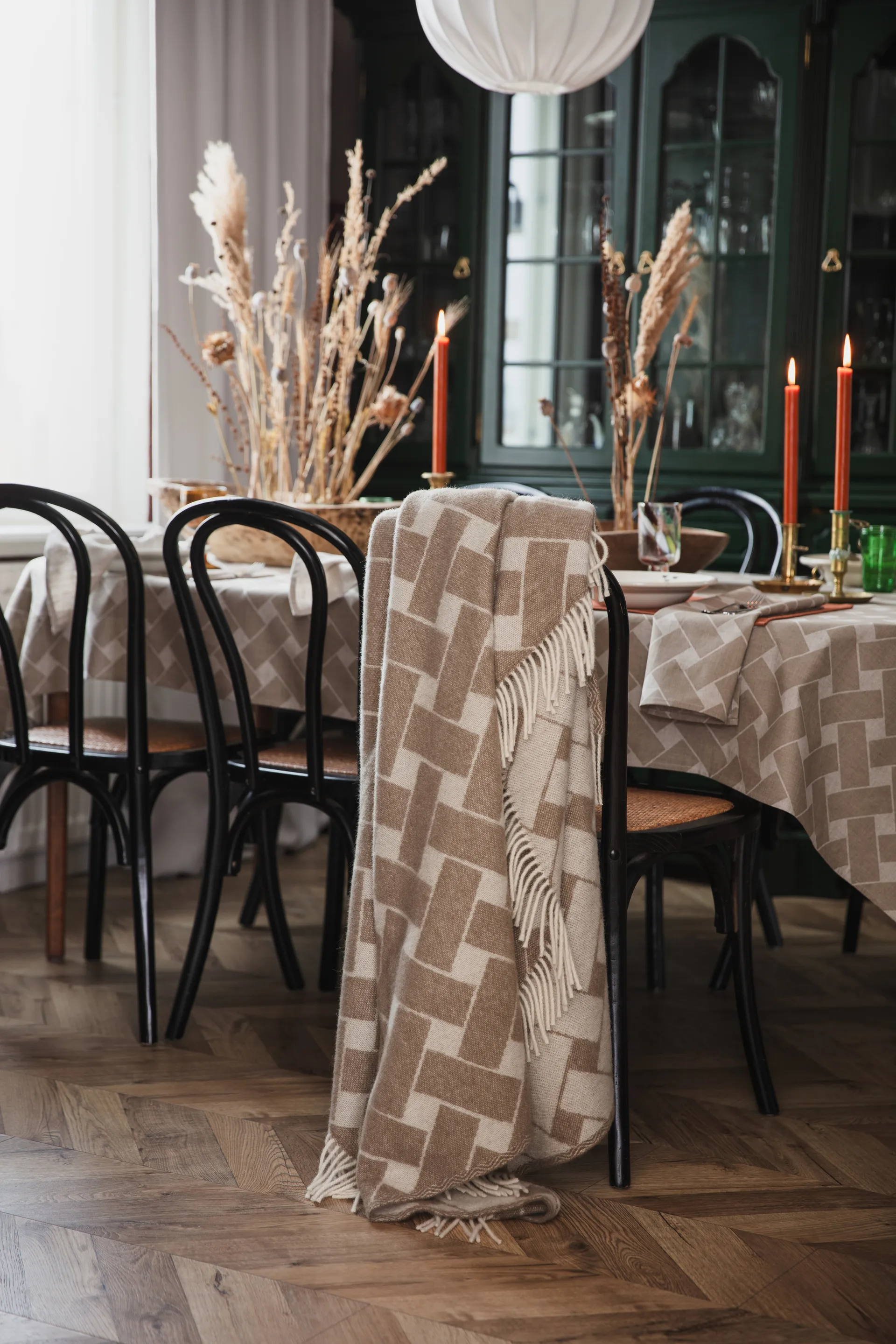 Korg XL dug 145x250 cm, Natur-taupe Almedahls