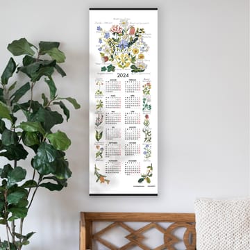 Landskabsblomster kalender 2024 - 35x90 cm - Almedahls