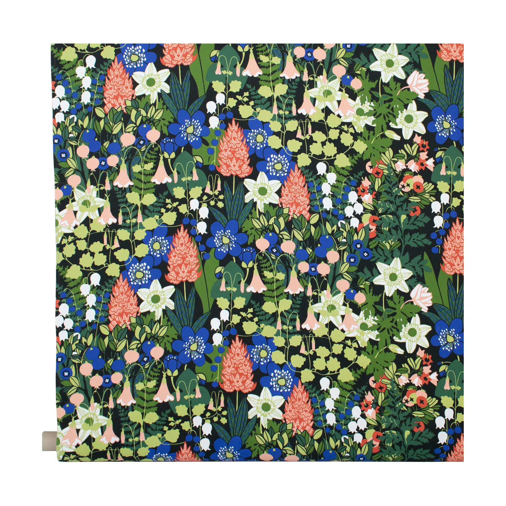 Skogen stof, Sort/Grøn/Lyserød Almedahls