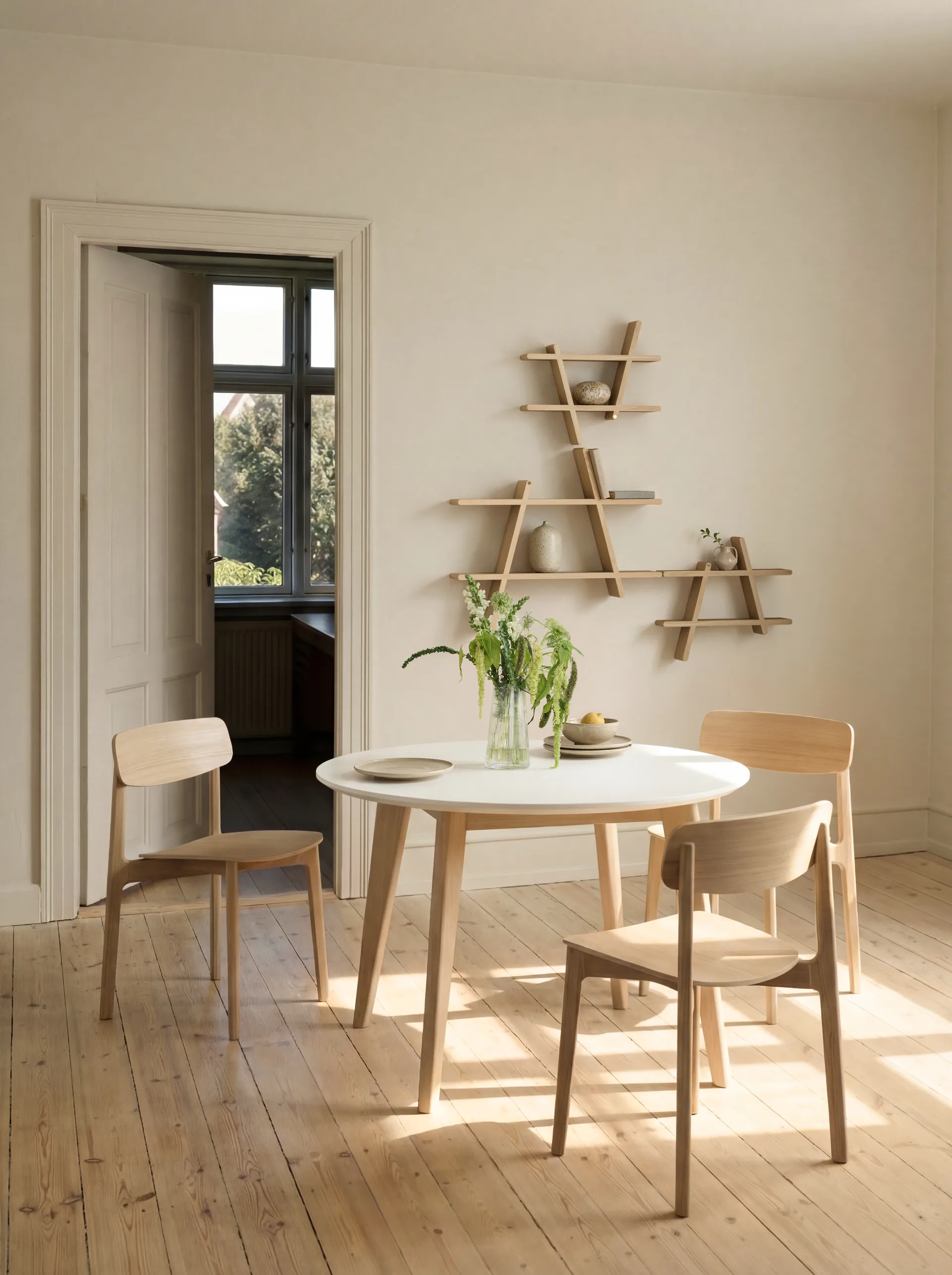 A-Shelf væghylde Medium 52x9x46 cm, Oak Andersen Furniture