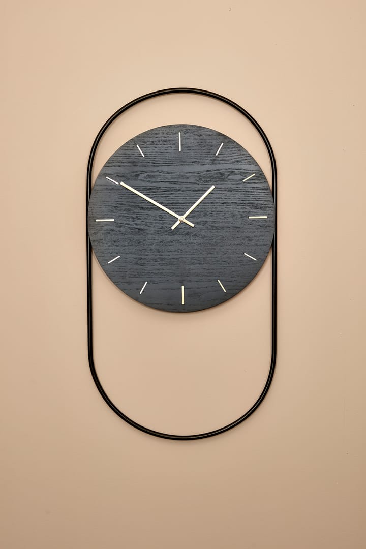 A-Wall vægur 41x76 cm, Black-brass Andersen Furniture