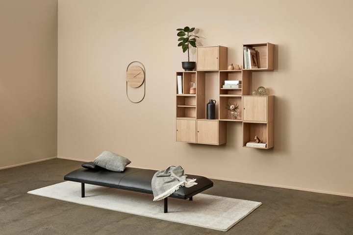 A-Wall vægur 41x76 cm, Oak-brass Andersen Furniture