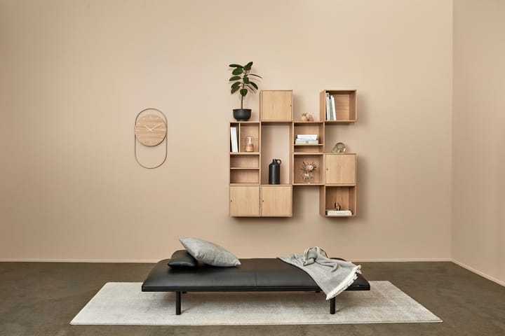 A-Wall vægur 41x76 cm, Oak-brass Andersen Furniture