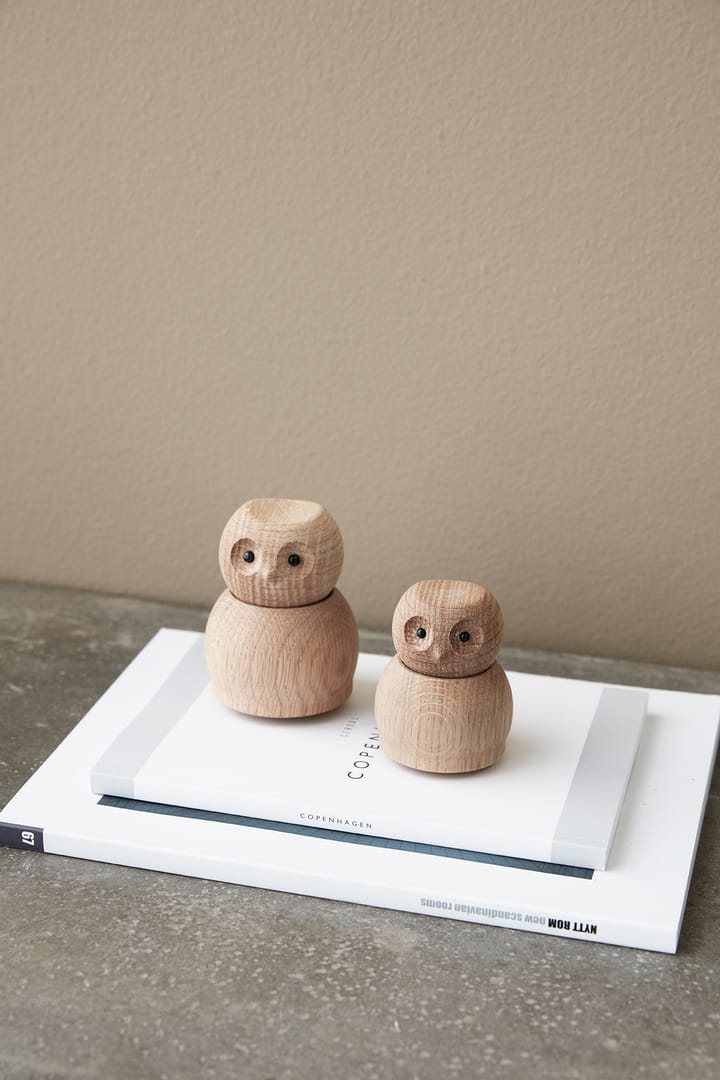 Andersen Owl træfigur Medium, Oak Andersen Furniture