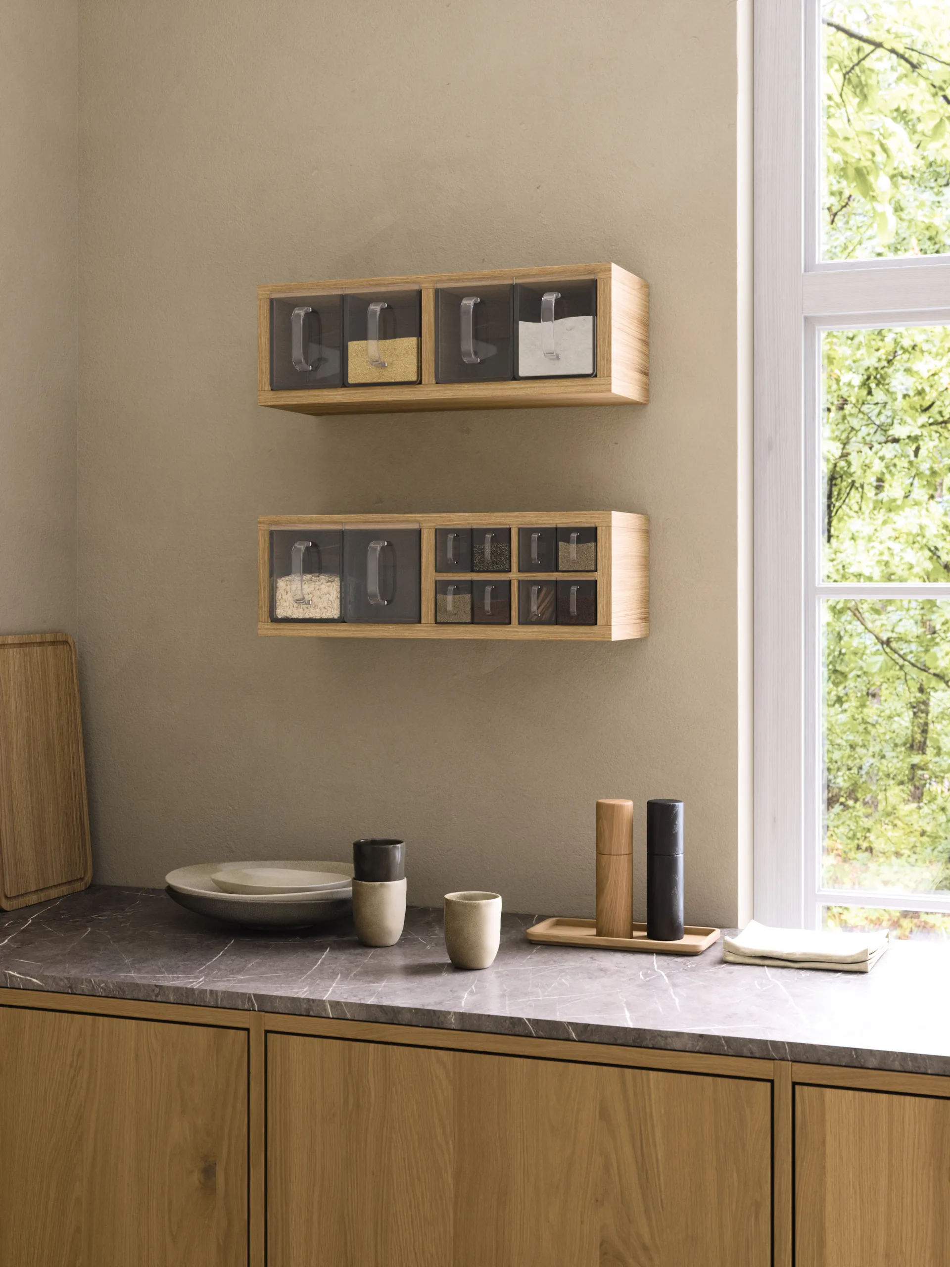 Andersen salt-/peberkværn 18 cm, Oak Andersen Furniture