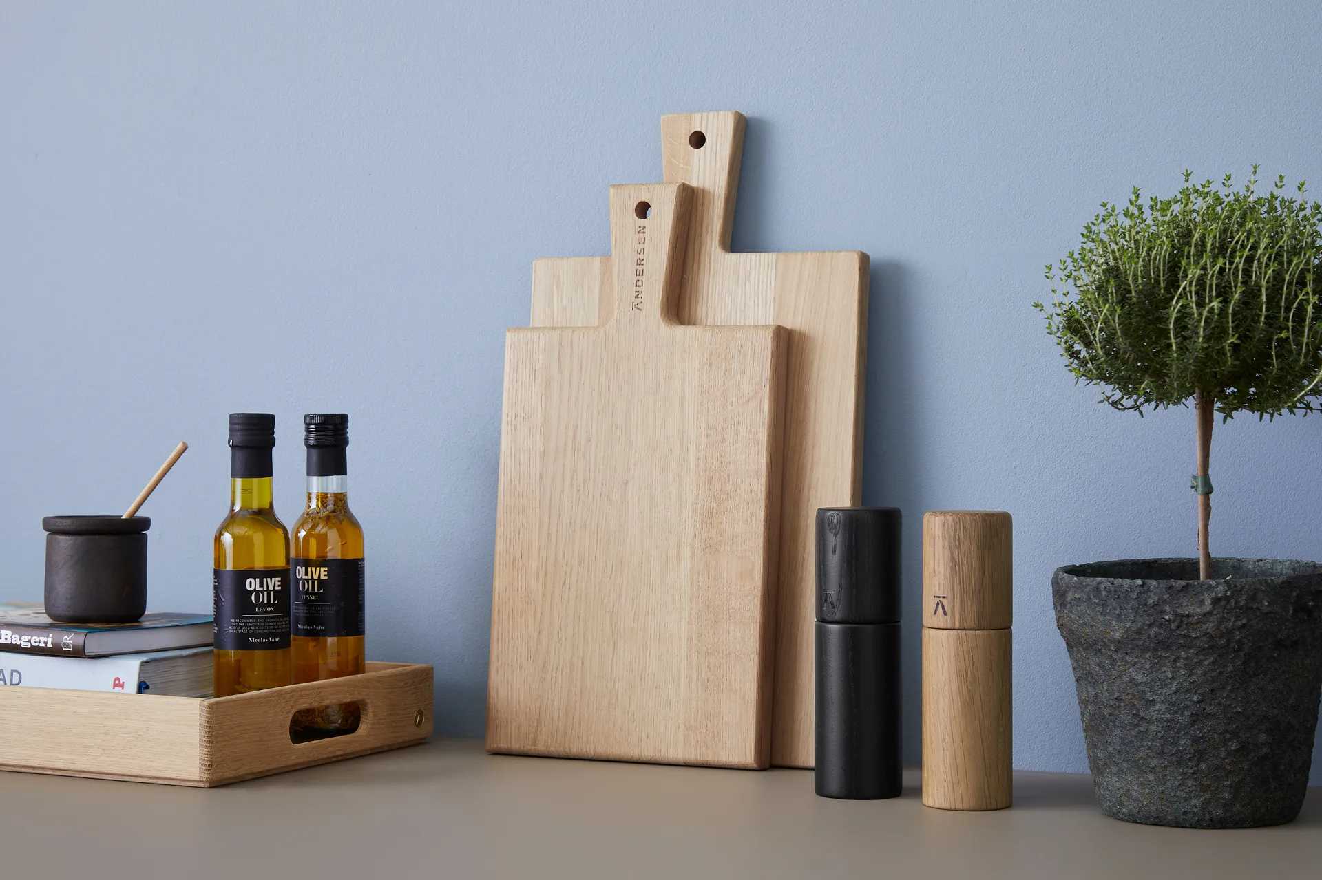 Andersen salt-/peberkværn 18 cm, Oak Andersen Furniture