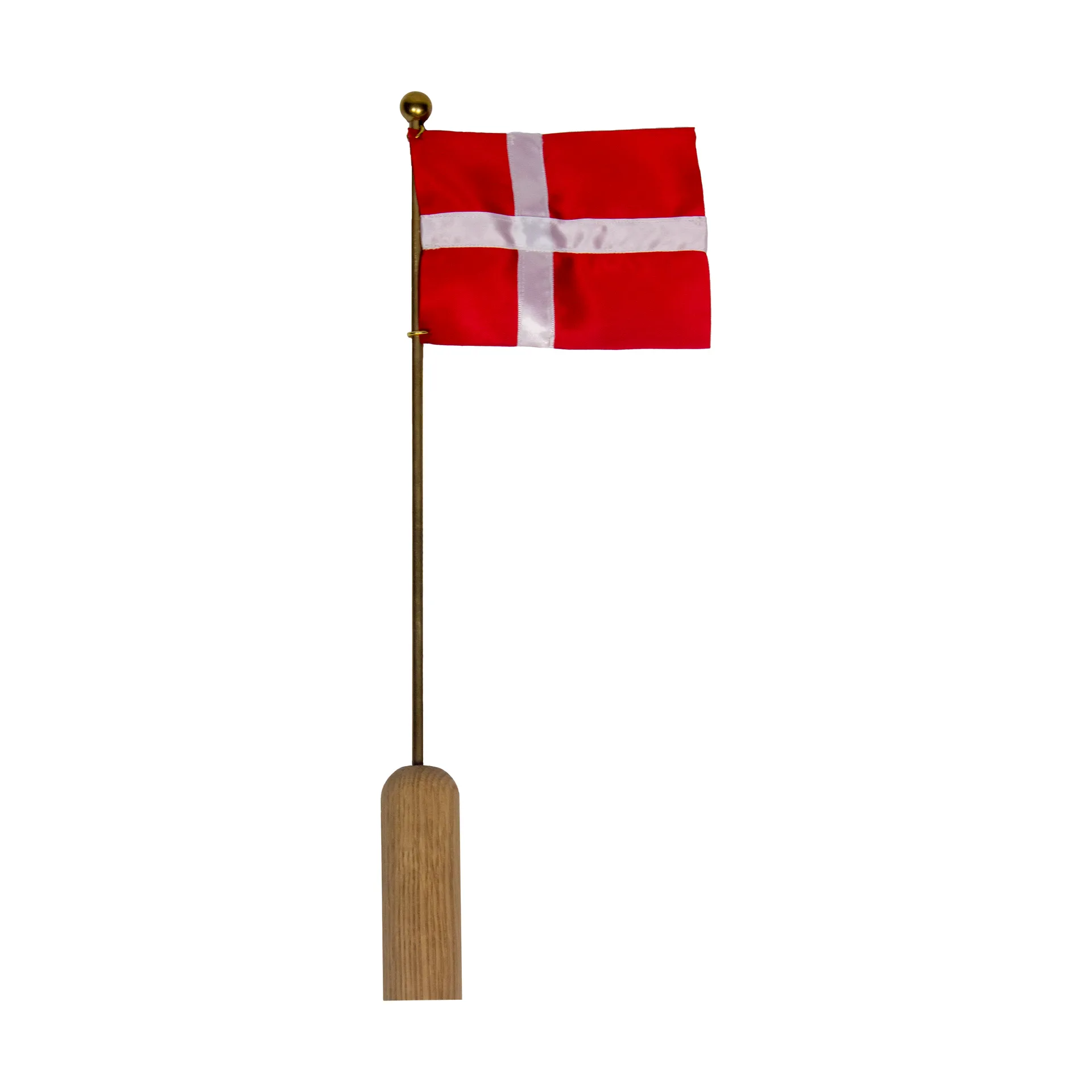 Celebrating Denmark bordflag 40 cm, Oak-brass Andersen Furniture