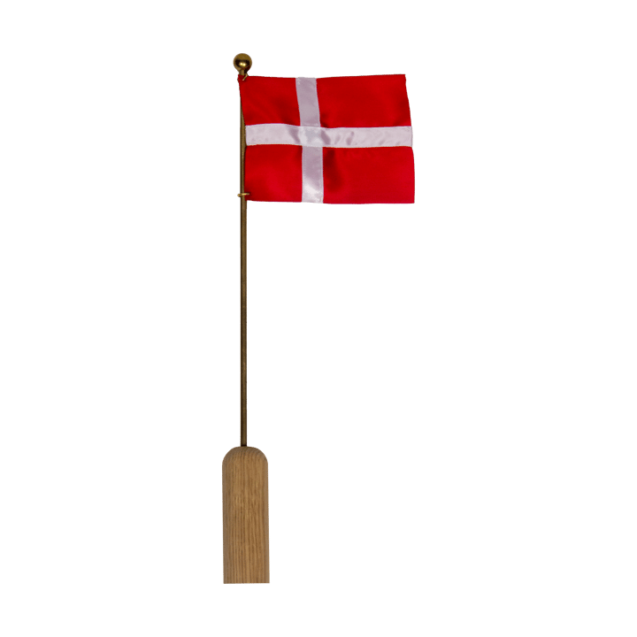 Celebrating Denmark bordflag 40 cm, Oak-brass Andersen Furniture