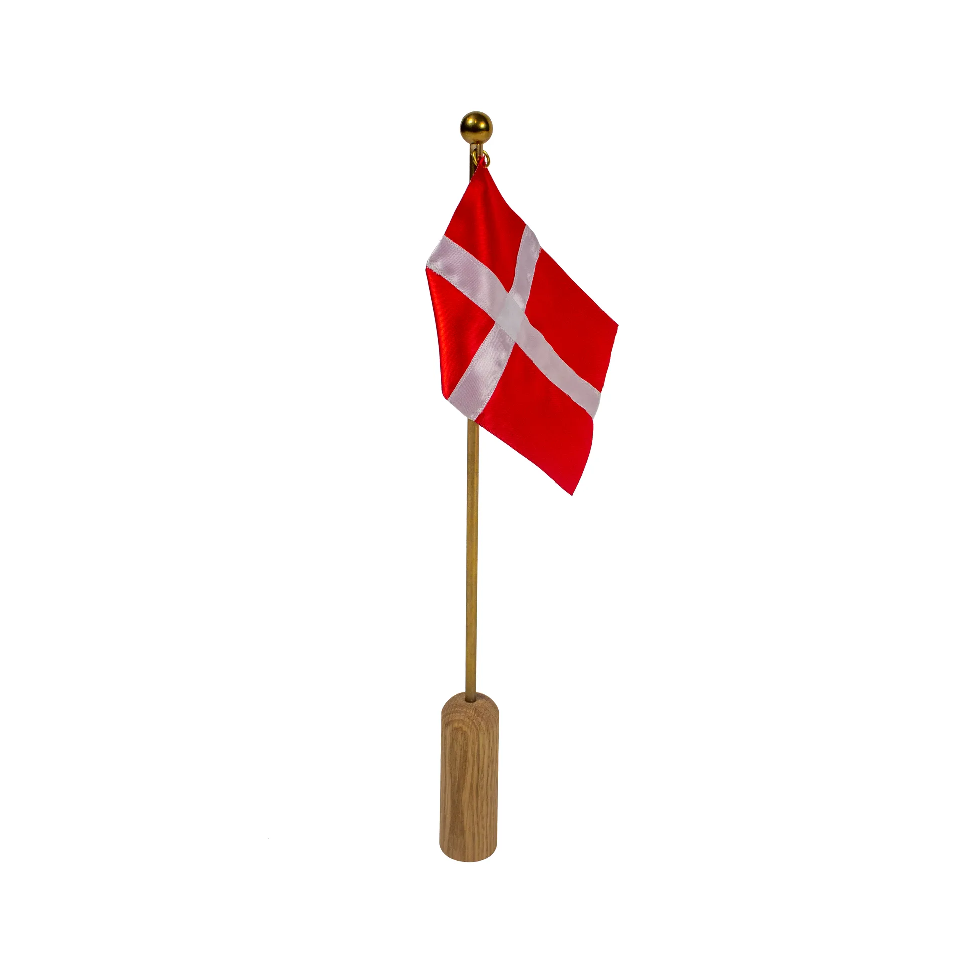 Celebrating Denmark bordflag 40 cm, Oak-brass Andersen Furniture