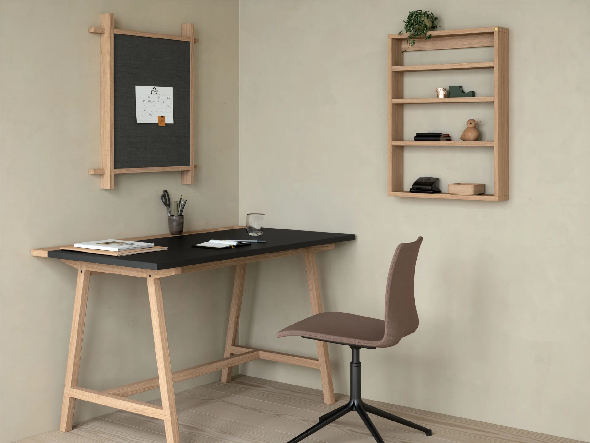 Collect opslagstavle Medium 64x74 cm, Oak Andersen Furniture