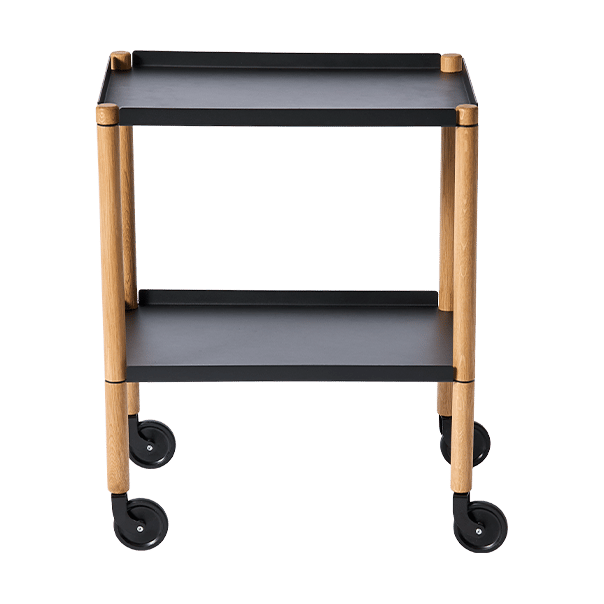 Connect bord - Oliebehandlet eg, sort metal - Andersen Furniture