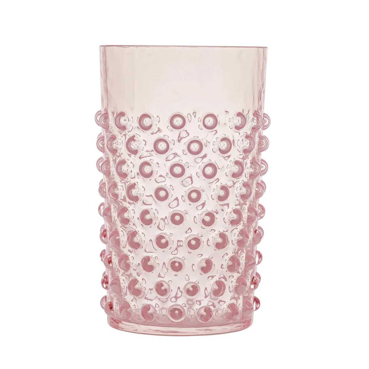 Hobnail glas 20 cl, Soft Rosa Anna Von Lipa