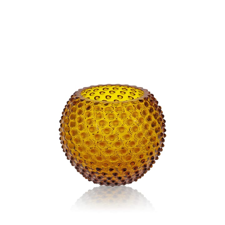 Hobnail Globe vase 18 cm, Amber Anna Von Lipa