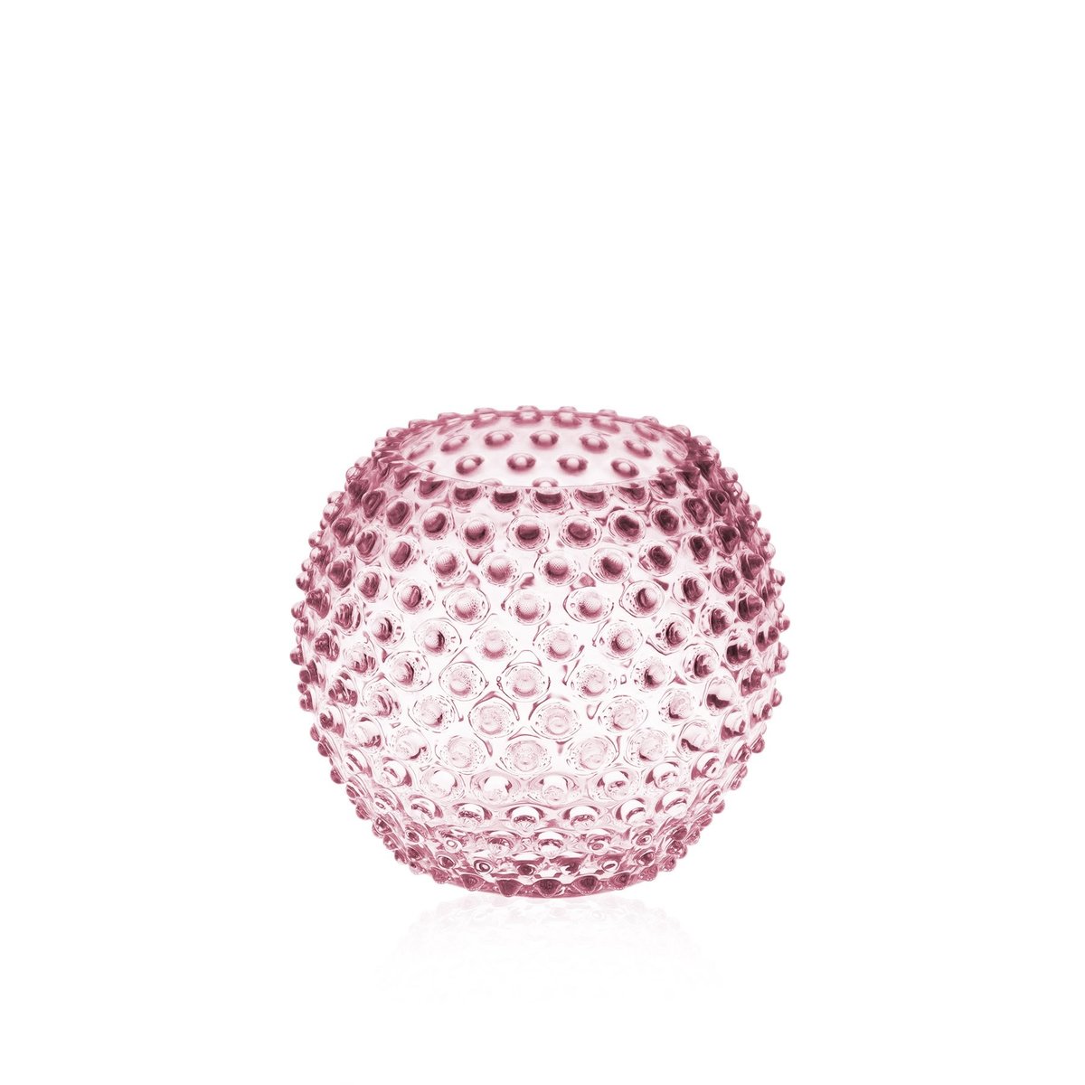 Anna Von Lipa Hobnail Globe vase 18 cm Lyserød
