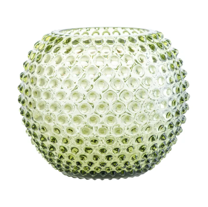 Hobnail Globe vase 24 cm - Olivegreen - Anna Von Lipa