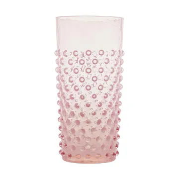 Hobnail Long drink glas 20 cl - Soft Rosa - Anna Von Lipa