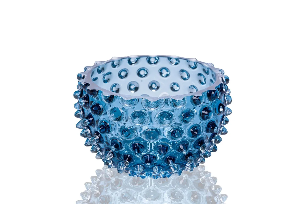 Anna Von Lipa Hobnail Tapas Skål 11,5 cm Blue smoke
