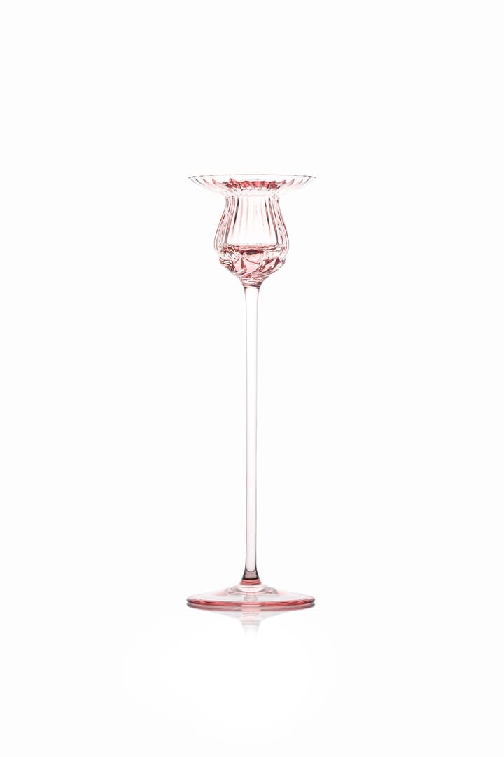 Tulipan lysestage 25 cm, Lyserød Anna Von Lipa