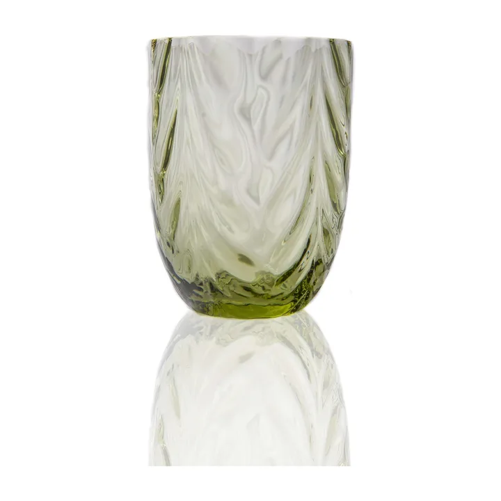 Wave drikkeglas 25 cl - Olivegreen - Anna Von Lipa