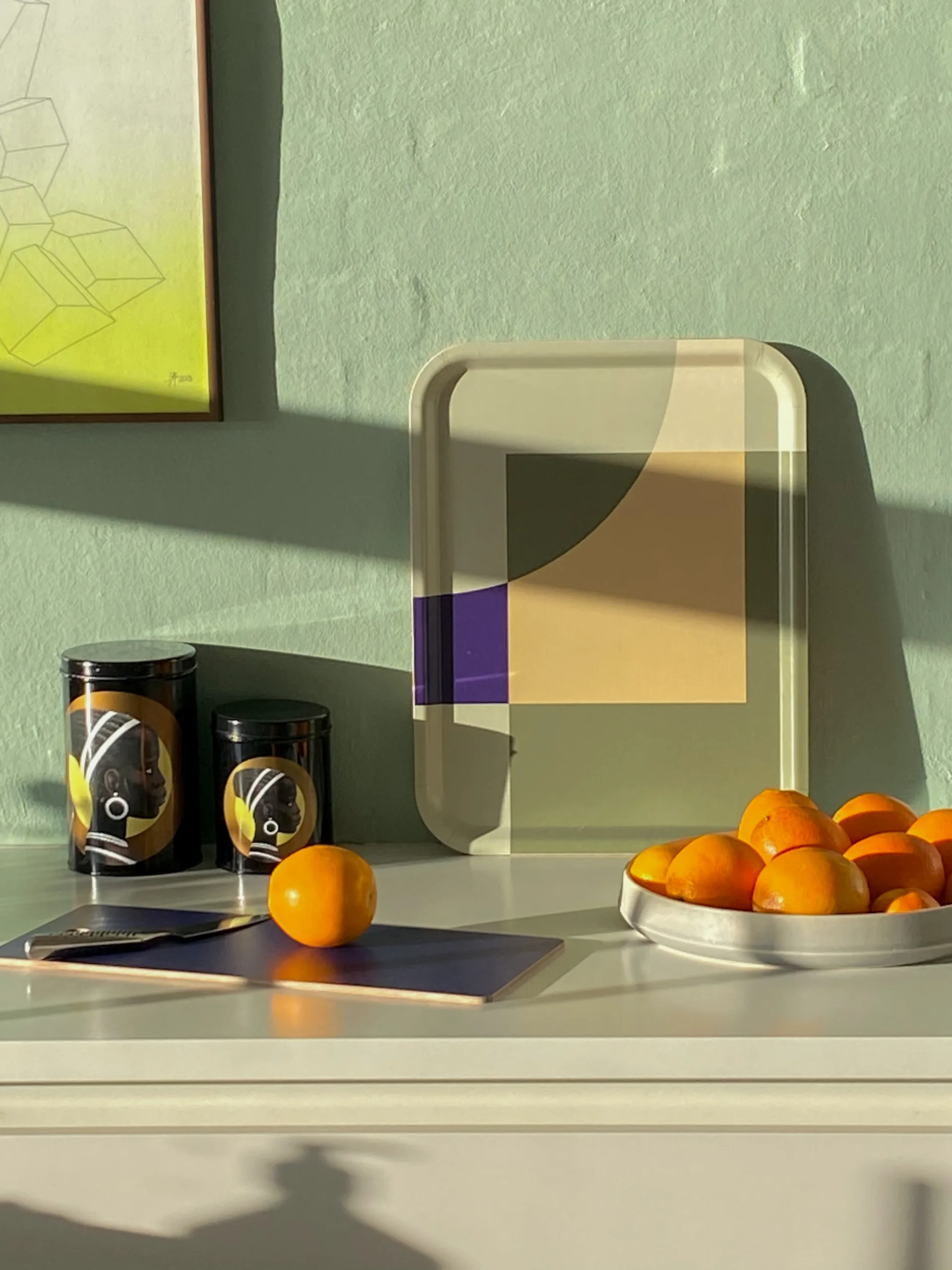 A tribute to colour bakke, Bio - 43x33 cm Applicata