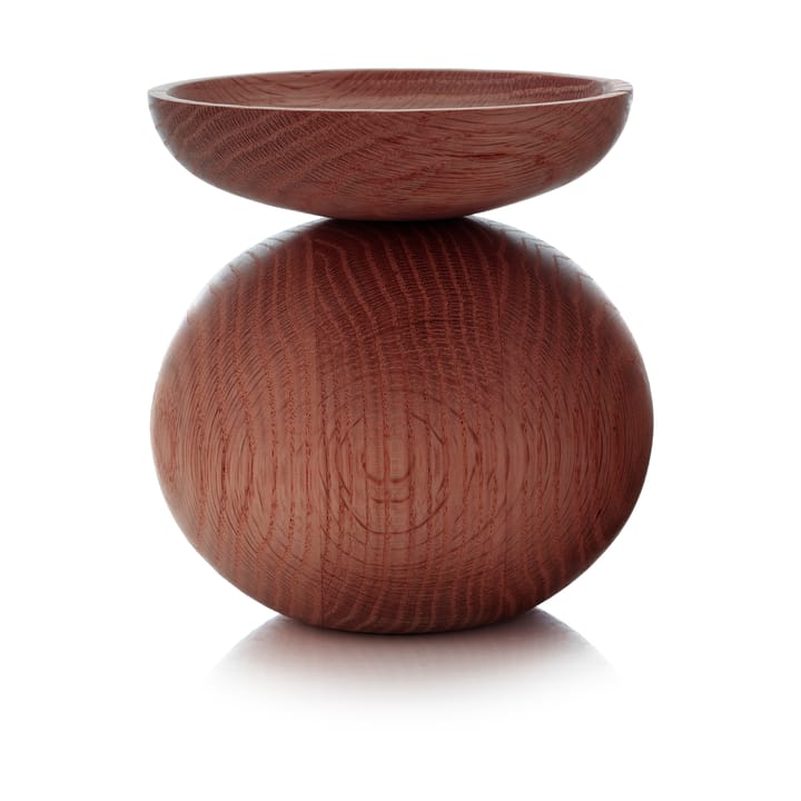 Shape bowl vase, Røget eg Applicata