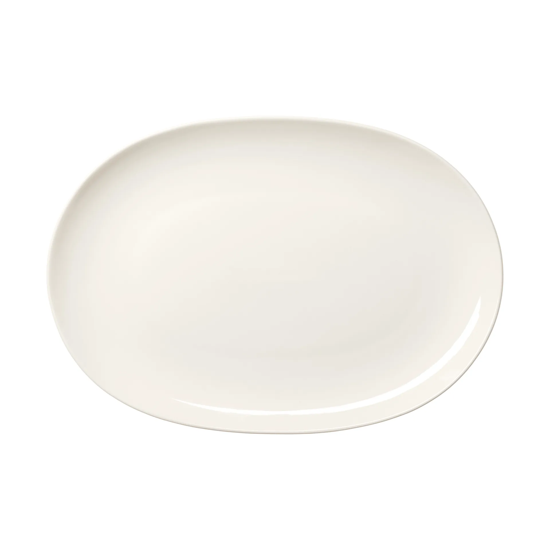 Arabia 24h oval tallerken Hvid, 22x32 cm