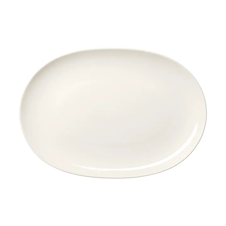 24h oval tallerken - Hvid, 22x32 cm - Arabia