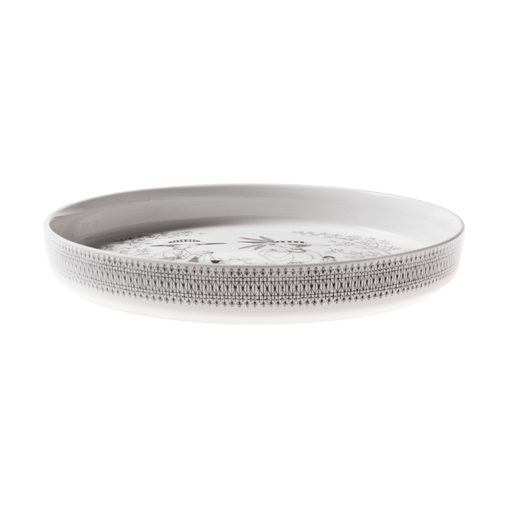 Emilia tærteform Ø28 cm, Sort-hvid Arabia