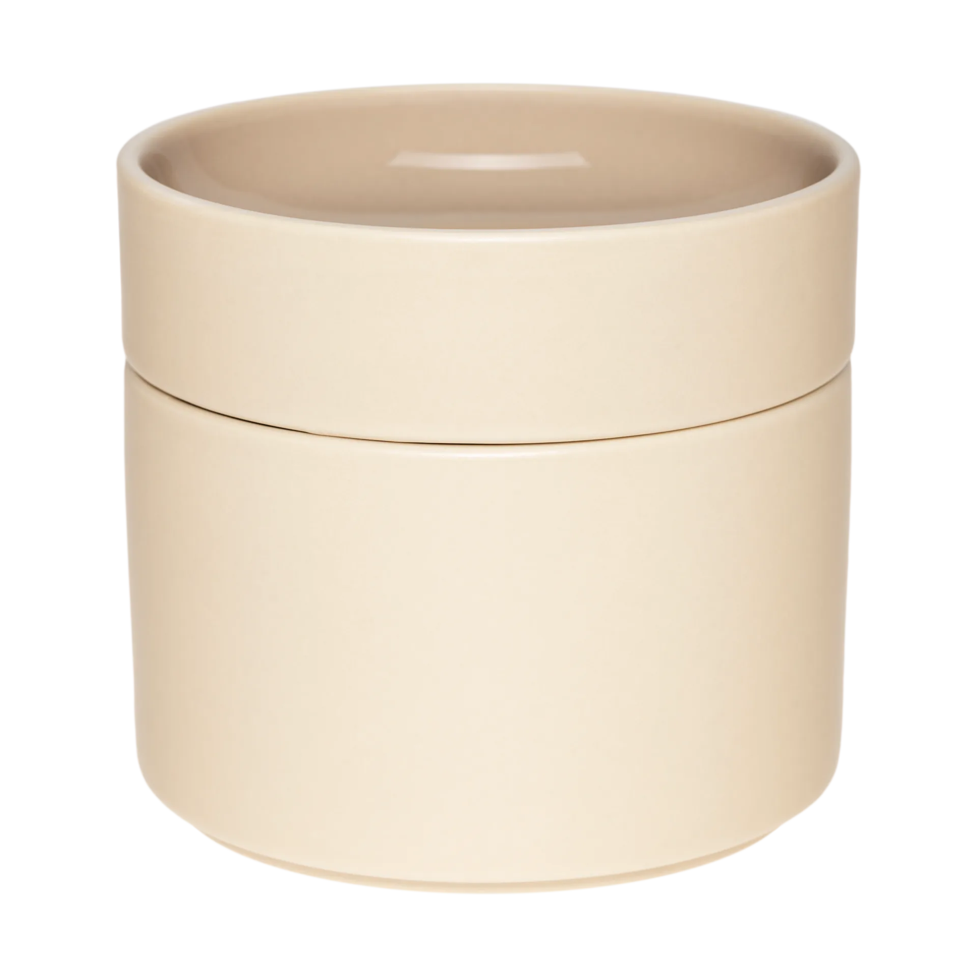 Kirnu dekorativ dåse Ø11x10 cm, Beige Arabia