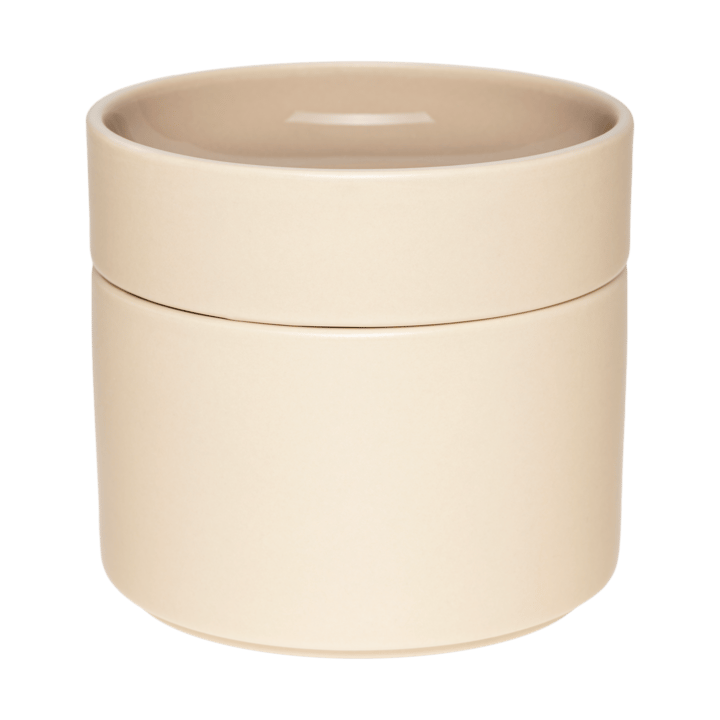 Kirnu dekorativ dåse Ø11x10 cm - Beige - Arabia
