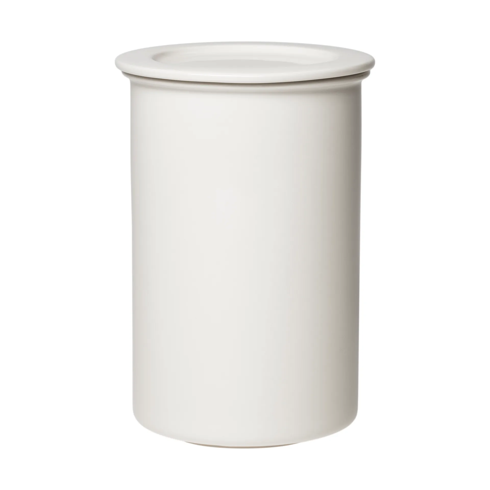 Arabia Mainio krukke med låg Hvid, 1,3 L