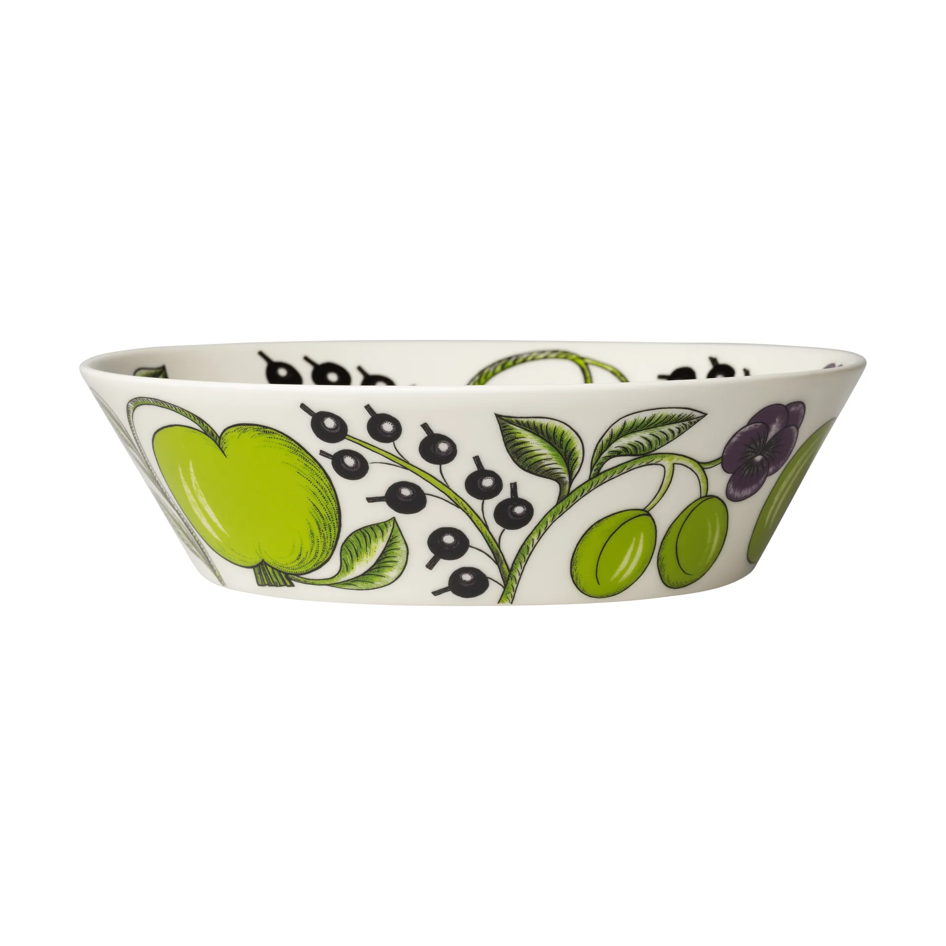 Arabia Paratiisi oval skål Purpur, 23 cm