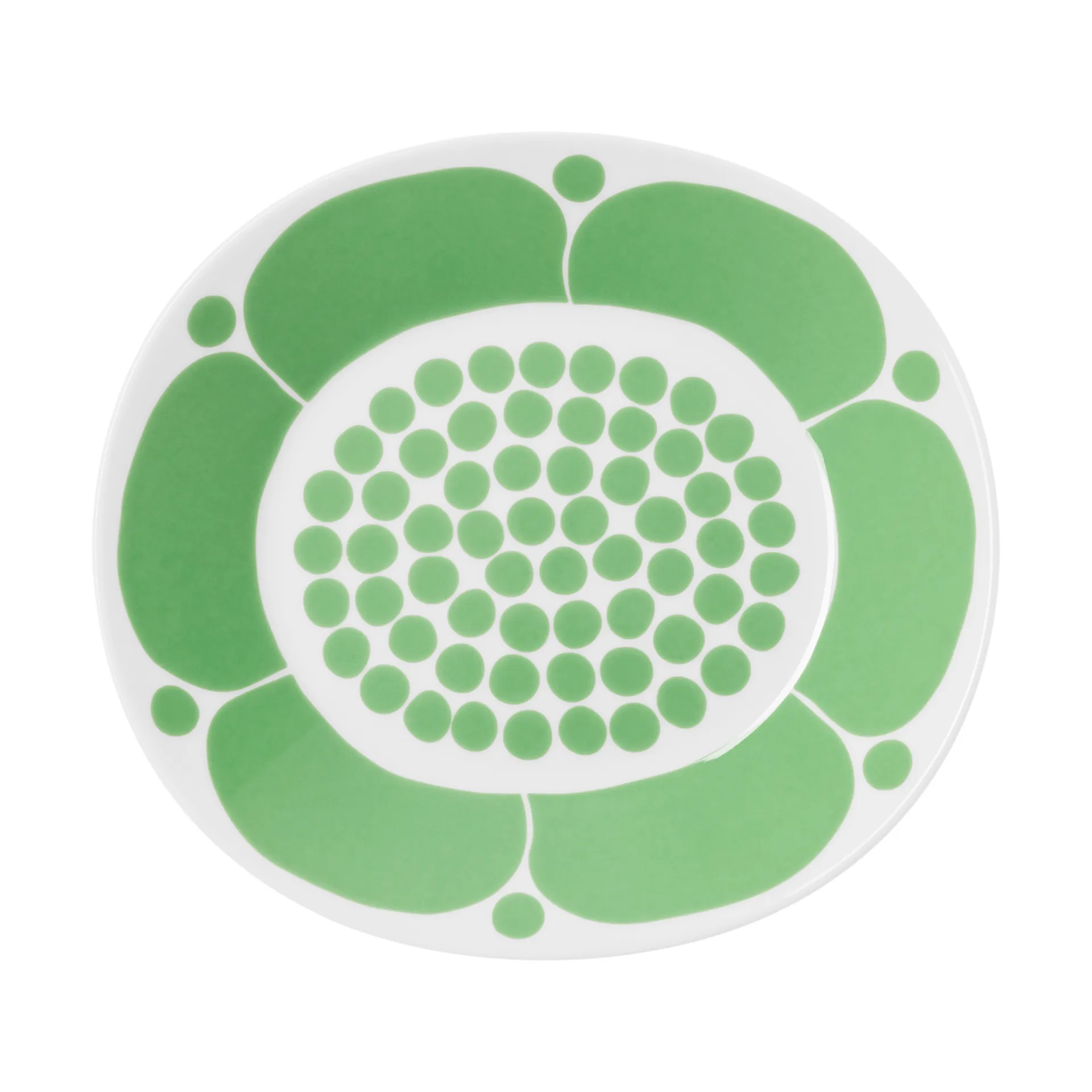 Sunnuntai tallerken oval 25 cm, Grøn Arabia